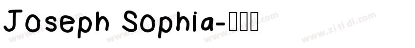 Joseph Sophia字体转换